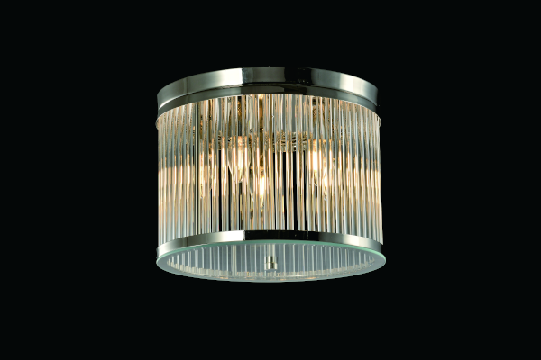 flush-ceiling-light-round-glass-rods-cage