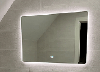 1000x700mm LED Bluetooth Bathroom Mirror