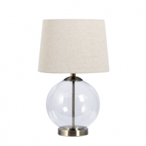Lewis Antique Brass Table Lamp