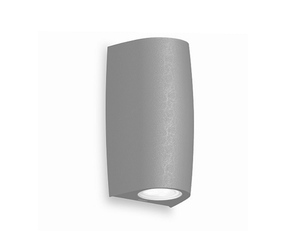light grey up down wall light for outdoor use