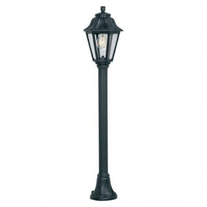 black lantern style outdoor garden light