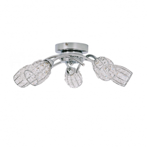 Roma 5 Light Ceiling Light in Polished Chrome
